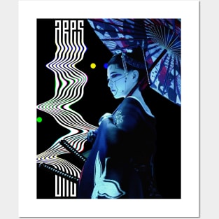 Cyberpunk Geisha Posters and Art